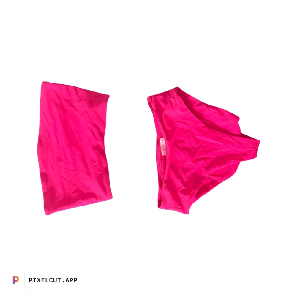 Hot pink bathing suit (M, hot and delicious)